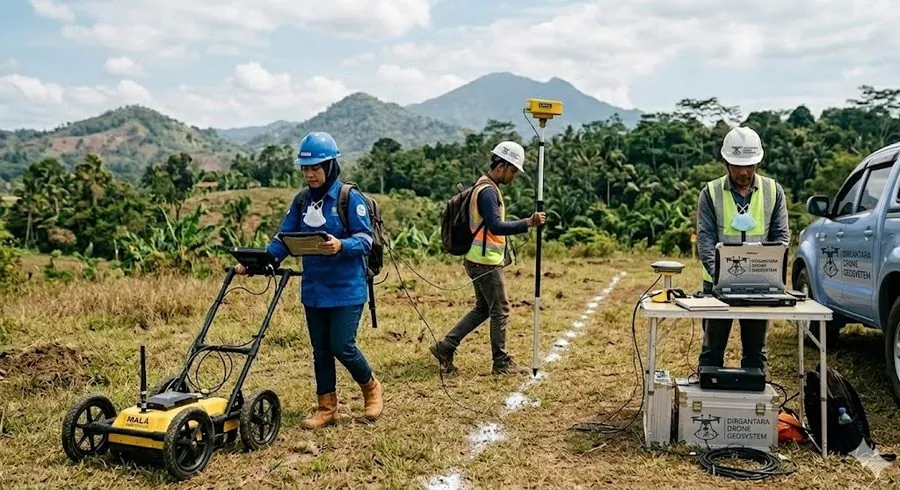 Geophysical Survey (Geomagnetic & GPR)